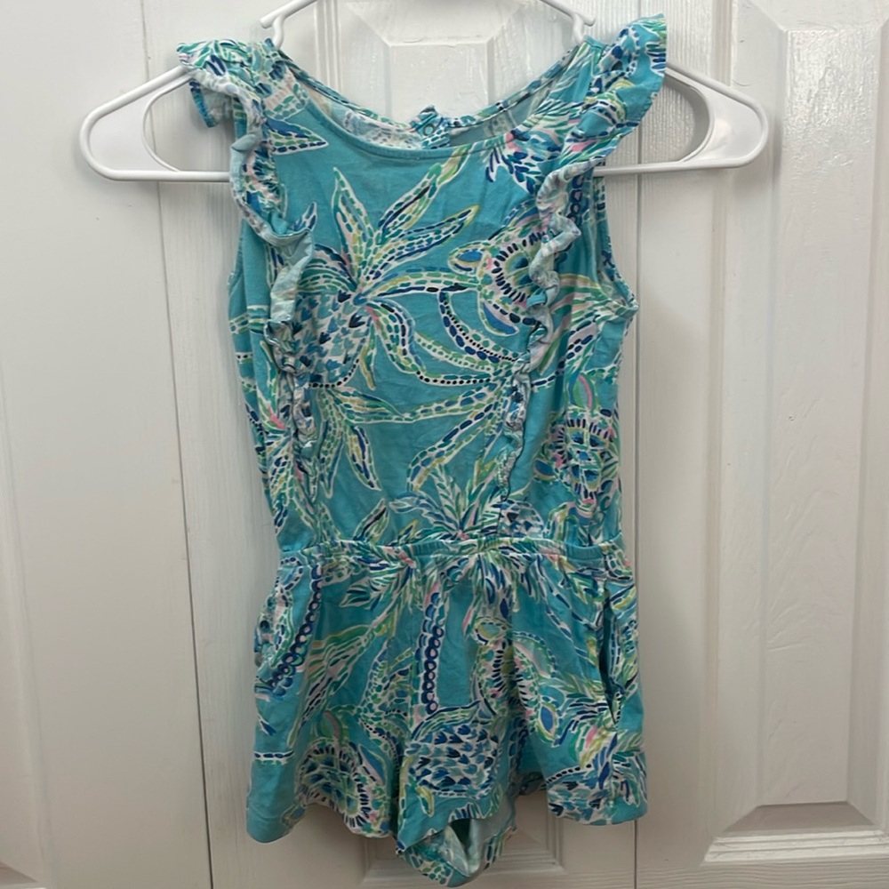 Lilly Pulitzer, 4-5t. Gently worn. Romper